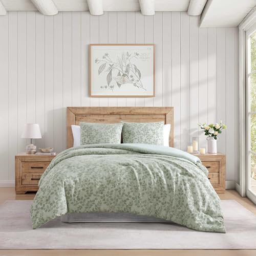 Stone Cottage Kingsize-Bettbezug-Set, Chenille-Jacquard-Bettwä sche-Set mit passenden Kissenbezügen, florales Bettwäsche-Set, Öko-Tex-Zertifiziert (Middlebrook Vine Green, King) Stone Cottage Kingsize-Bettbezug-Set, Chenille-Jacquard-Bettwä sche-Set mit passenden Kissenbezügen, florales Bettwäsche-Set, Öko-Tex-Zertifiziert (Middlebrook Vine Green, King)