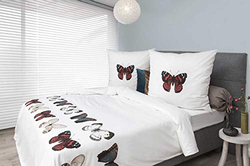 HNL Living Freya Renforcé-Bettwäsche Weiß 135x200 + 80x80