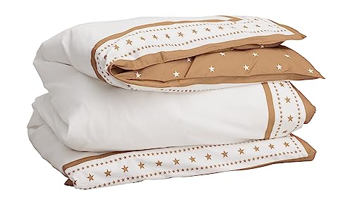 GANT Stars Bettdeckenbezug einzeln Farbe WARM Khaki Größe 135x200cm
