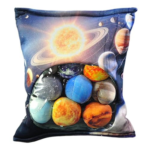 Niedliches Weltraumkissen – weiches Plüsch-Astronauten-Puppe nkissen, dekorativer Sofa-Begleiter mit Galaxie-Motiv | Skurrile Kinderzimmer-Wohnheim-Dek oration für und Mädchen, Zuhause, Büro, Aut