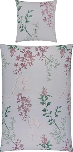 Erwin Müller Bettwäsche Winter-Jersey grau Größe 1x 135x200 cm + 1x 80x80 cm