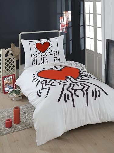 Disney Home Bettwäsche-Set 2 teilig - Bettwäsche 135x200 und Kopfkissenbezug 80x80-100% Baumwolle Super Weich - Doppelseitiger Kinder Bettwäsche für Jungen und Madchen