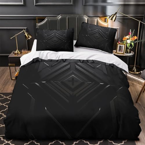 VOXYTMLWG Gift Bow Dekor Bettwäsche 3D-gedrucktes 3 Stück elegant Ribbon Bettbezug mit Reißverschluss Bequem Pflegeleicht Schlafkomfort for Erwachsene,Kinder,Männer ,Fans Single?135x200cm?