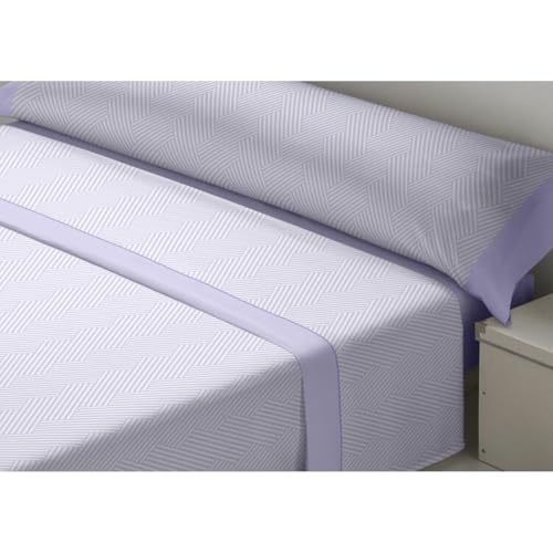D'Or Bettwäsche-Set Varto, Malva, 135 cm, Flanell