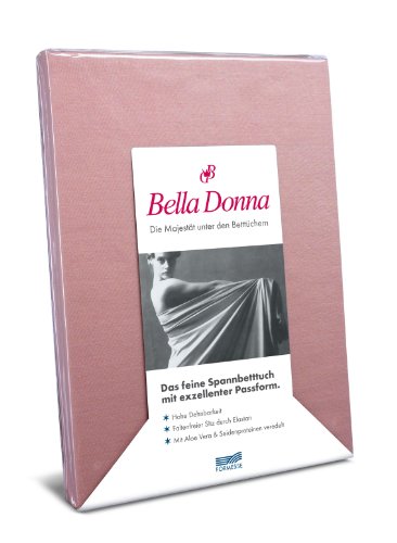 Bella-Donna Bella-Donna Jersey Spannbettlaken, Altrose, 140 cm x 200 cm