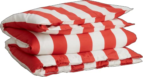 GANT Bold Stripe Bettdeckenbezug einzeln Farbe Warm Sienna Größe 135x200