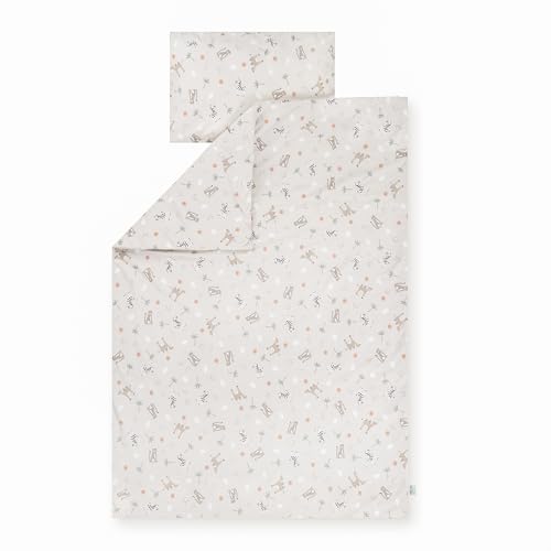 Julius Zöllner Bettwäsche Jersey Savanne beige, Gr. 100x135 und 40x60 cm, Kinderbettwäsche, Schadstoffgeprüft