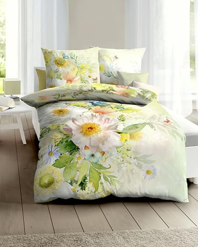 Kaeppel Bettwäsche Camila - Mako Satin Digitaldruck (555) (1 x 80x80 + 1 x 135x200 cm)