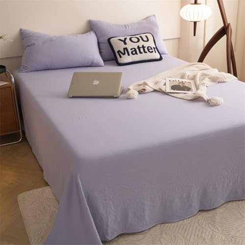 Daesar Bettuch ohne Gummizug 120x230 Flieder, Bettlaken Polyester Einfarbig Bettwäsche Bettuch für Schlafsaal Hotel-1 Stück, ohne Kissenbezüge Daesar Bettuch ohne Gummizug 120x230 Flieder, Bettlaken Polyester Einfarbig Bettwäsche Bettuch für Schlafsaal Hotel-1 Stück, ohne Kissenbezüge
