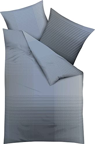 Kaeppel Bettwäsche Master Feinbiber Taube Größe 1x 135x200 cm + 1x 80x80 cm