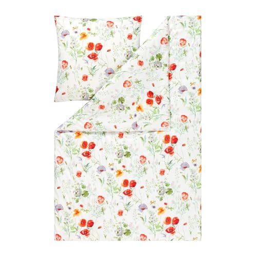 Estella Mako Interlock Jersey Bettwäsche Mireille Multicolor 1 Bettbezug 155 x 220 cm + 1 Kissenbezug 80 x 80 cm