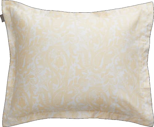 GANT Porcelain Paisley Satin-Kissenbezug einzeln Farbe Butter Yellow Größe 80x80