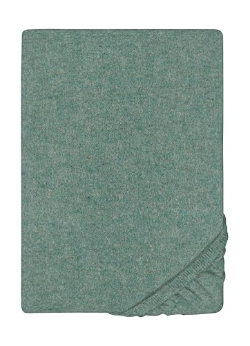 biberna 0841380 Melange-Flanell Spannbetttuch