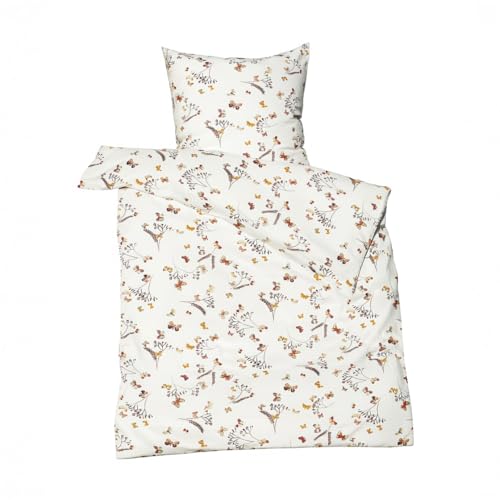 Traumschloss Bettwäsche »Seersucker« Schmetterlinge, weiß, 135x200 & 80x80, 100% Baumwolle, Krepp-Struktur, perfekt für den Sommer