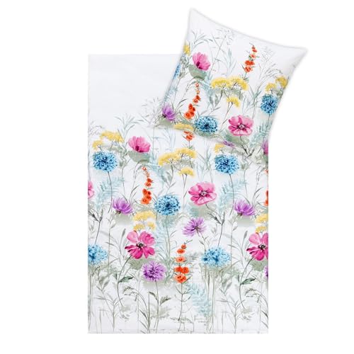 Estella Seersucker Bettwäsche Rachel Multicolor 1 Bettbezug 135 x 200 cm + 1 Kissenbezug 80 x 80 cm