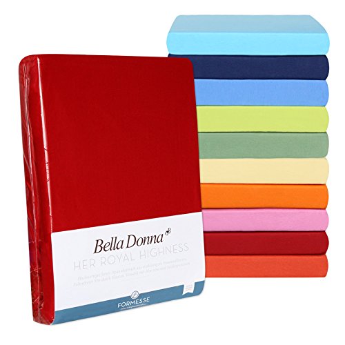 Bella Donna Boxspring Topper Spannbetttuch La Piccola wollweiss, 160x200 cm