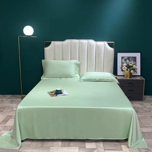 Bettlaken aus natürlicher Seide, einfarbig, schlichtes Design, erhältlich in Twin, Full, Queen, King Size – luxuriöse Bettwäsche für Komfort und Stil