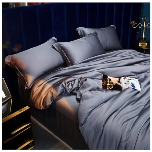 PIPOEI Maulbeerseiden-Bettlaken, doppelseitige Bettlaken, Seidenbettwäsche-Set, glatt, seidig glänzend, Sets für 2 Personen, weiche Bettwäsche 07,245 * 250cm PIPOEI Maulbeerseiden-Bettlaken, doppelseitige Bettlaken, Seidenbettwäsche-Set, glatt, seidig glänzend, Sets für 2 Personen, weiche Bettwäsche 07,245 * 250cm