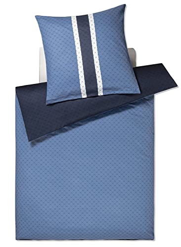 Joop! Bettwäsche Signature deep sea 1 Bettbezug 200 x 200 cm + 2 Kissenbezüge 80 x 80 cm