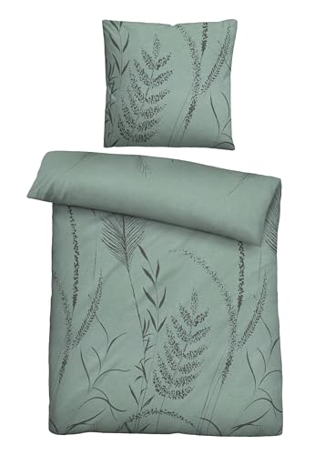 biberna Melange-Flanell Bettwäsche 0840518 GRAESER