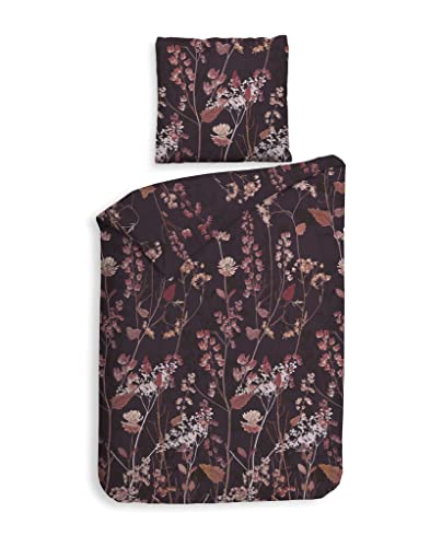 Heckett & Lane Flanell Bettwäsche Revi Weinrot 155x220 + 80x80 cm Botanical Design Heckett & Lane Flanell Bettwäsche Revi Weinrot 155x220 + 80x80 cm Botanical Design
