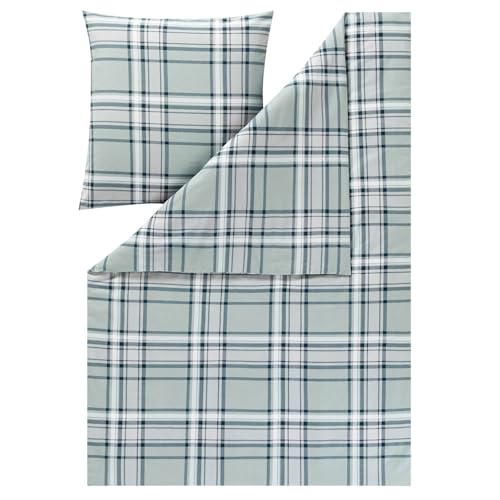 ESTELLA Kuschelflanell Bettwäsche Hannes Jade