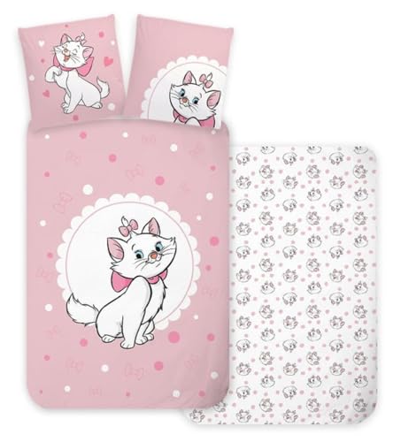 BrandMac Disney Aristocats Bettwäsche Set 80 x 80 cm / 135 x 200 cm