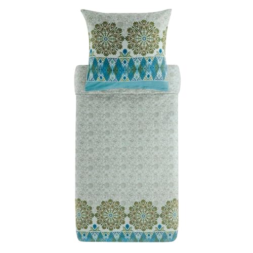 Bassetti Flanell Bettwäsche Sigurta V1 1 Bettbezug 155 x 220 cm + 1 Kissenbezug 80 x 80 cm