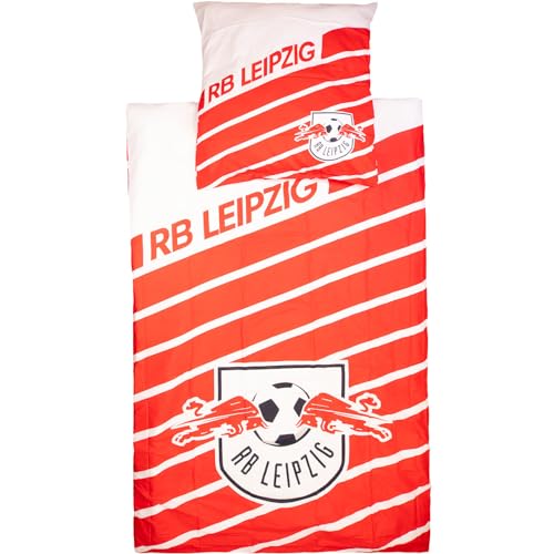 RB Leipzig Stripe Bettwäsche (rot/Weiss)