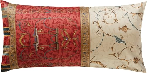  OPLONTIS Kissenhülle zu Bettwäsche aus 100% Baumwollsatin in der Farbe Rot v.8, Maße: 40x80 cm   9226994