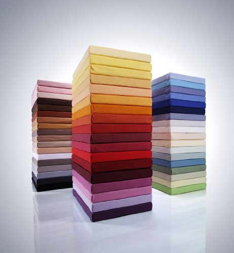 Formesse Spannbettlaken Jersey Bella Donna 90 x 190 -ä 100 x 220 cm Farbe 0119-leinen