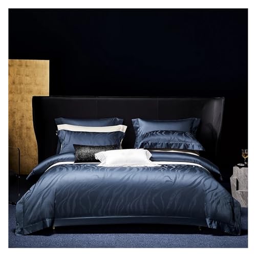 1600tc ägyptische Baumwolle Satin Jacquard Luxus Königin Kingsize ui