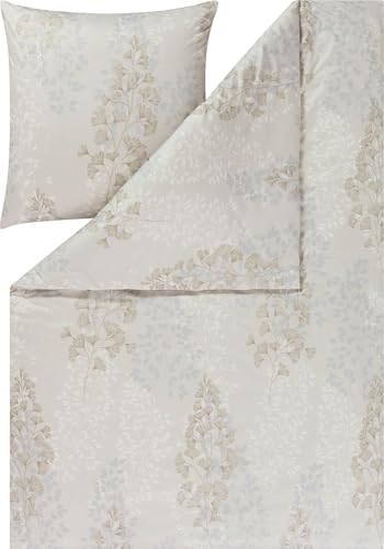 ESTELLA Mako Interlock Jersey Bettwäsche Marie Natur 1 Bettbezug 135 x 200 cm + 1 Kissenbezug 80 x 80 cm