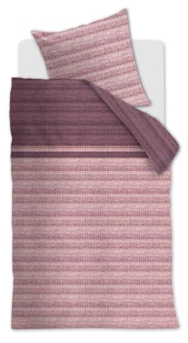 Beddinghouse Lorena bettwäsche-Set 2 TLG. - 135x200 - Hellviolett - Baumwolle - mit Reißverschluss