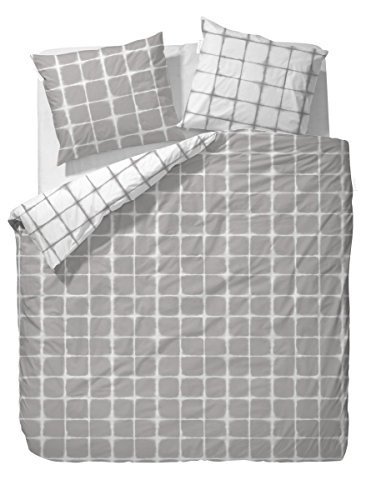ESSENZA Zayn Bettwäsche - Stone - Größe: 155x220+80x80 cm
