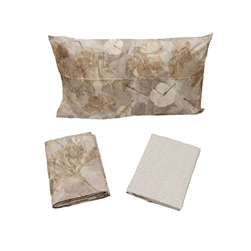 Zucchi Bettwäsche-Set aus warmer Baumwolle mit Kissenbezügen, Bettlaken + Spannbettlaken + Kissenbezüge Flanell (4 m, Einzelbett)