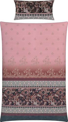 Erwin Müller Bettwäsche Mako-Satin rosa Größe 1x 135x200 cm + 1x 40x80 cm