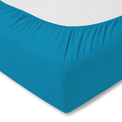 Brennet Mako Fein Jersey Spannbettlaken 90-100x200 cm Caribic