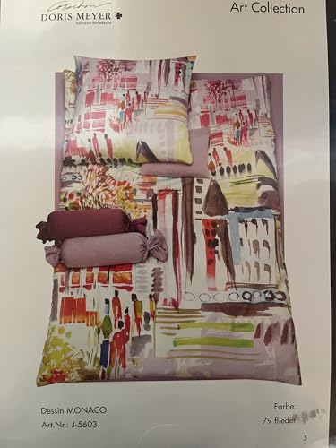 Doris Meyer Bettwäsche Monaco 155x220 80x80 cm Farbe Flieder