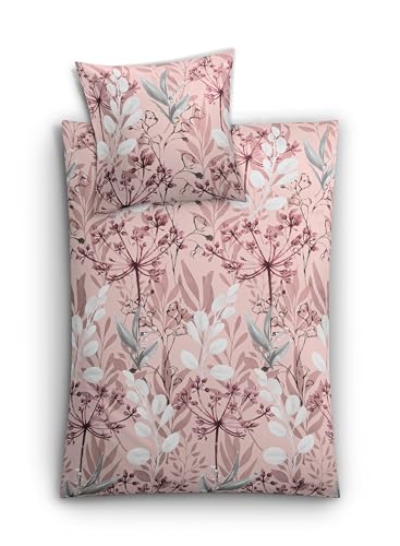 Kleine Wolke Bettwäsche Satin, Lukardis Old Rose, 1-135x200 /1-80x 80