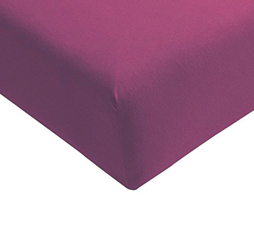 Formesse Spannbettlaken Bella Donna Jersey, Größe 140x200-160x220, Farbe 0540 fuchsia