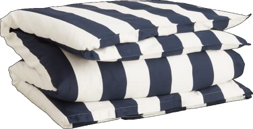 GANT Bold Stripe Bettdeckenbezug einzeln Farbe Marine Größe 135x200