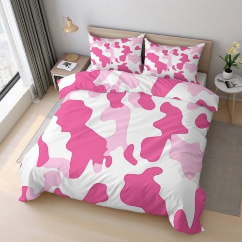 Generisch Bettwäsche Leopard, Bettwäsche 155x220cm Leopard Rosa, Weiche Angenehme Mikrofaser 2 Teilig mit Reißveschluss 1 Kissenbezüge Wendebettwäsche Bettbezug Set K&4 Generisch Bettwäsche Leopard, Bettwäsche 155x220cm Leopard Rosa, Weiche Angenehme Mikrofaser 2 Teilig mit Reißveschluss 1 Kissenbezüge Wendebettwäsche Bettbezug Set K&4