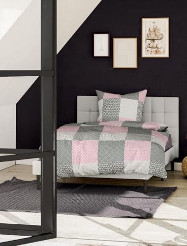 Bierbaum, Designed in Germany, Bettwäsche, Rosa, 135 x 200 cm