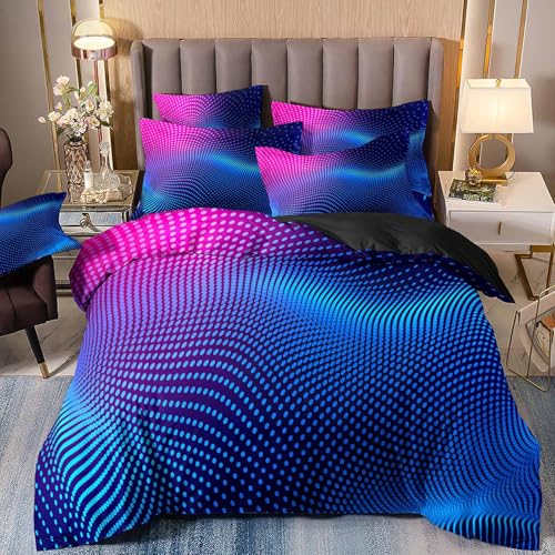 VOGIAY Bettwäsche 155x220 Bettwäsche Set mit Abstrakten Punkten – Bettwäsche für Teenager und Kinder Bettbezug aus Mikrofaser mit 2 Kissenbezügen 80x80cm Geeignet für Alle Jahreszeiten VOGIAY Bettwäsche 155x220 Bettwäsche Set mit Abstrakten Punkten – Bettwäsche für Teenager und Kinder Bettbezug aus Mikrofaser mit 2 Kissenbezügen 80x80cm Geeignet für Alle Jahreszeiten