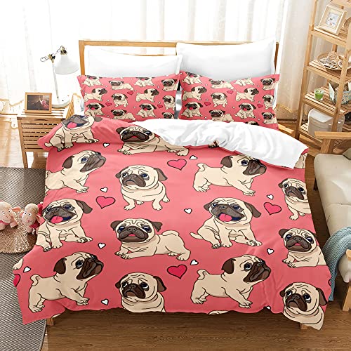 Bettwäsche 200x200 Braun Rosa Beige Daunendecke Bettwäsche 200x200 Mikrofaser Bettdecken Atmungsaktiv Duvet Waschbar,Steppdecke mit Reißverschluss Bett Decket+2 Kissenbezug 80x80