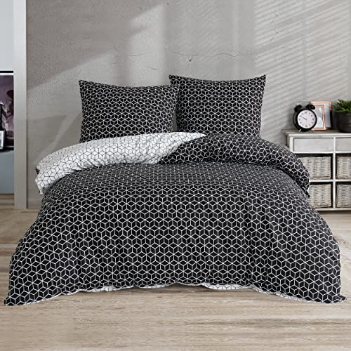 Cotton Castle Bettwäsche Bettgarnitur Bettbezug Bedruckt Baumwolle 135x200 155x220 200x200