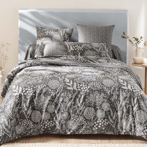 Origin Bedruckter Bettbezug aus Lyocell, Hortense, 240 x 220 cm