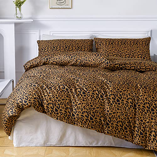 Leoparden Bettwäsche 200x200 cm Set Leo Leopard Braun Gelb Gold Muster Bettwäsche Bettdeckenbezug Doppelbett Set 3teilig Microfaser Leoprint Bettwaesche Bettbezug 2x2m mit Reißverschluss Leoparden Bettwäsche 200x200 cm Set Leo Leopard Braun Gelb Gold Muster Bettwäsche Bettdeckenbezug Doppelbett Set 3teilig Microfaser Leoprint Bettwaesche Bettbezug 2x2m mit Reißverschluss