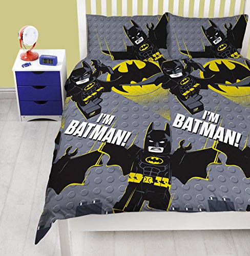 The Lego Batman Movie Bettwäsche-Set, Design I´m Batman, Doppelbettgröße The Lego Batman Movie Bettwäsche-Set, Design I´m Batman, Doppelbettgröße